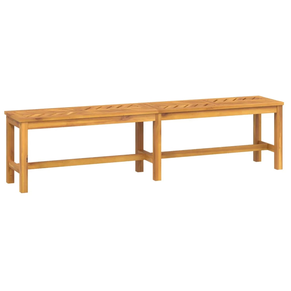 Panca da Corridoio-Sgabello-Panca da esterno 180 cm in Legno Massello di Acacia