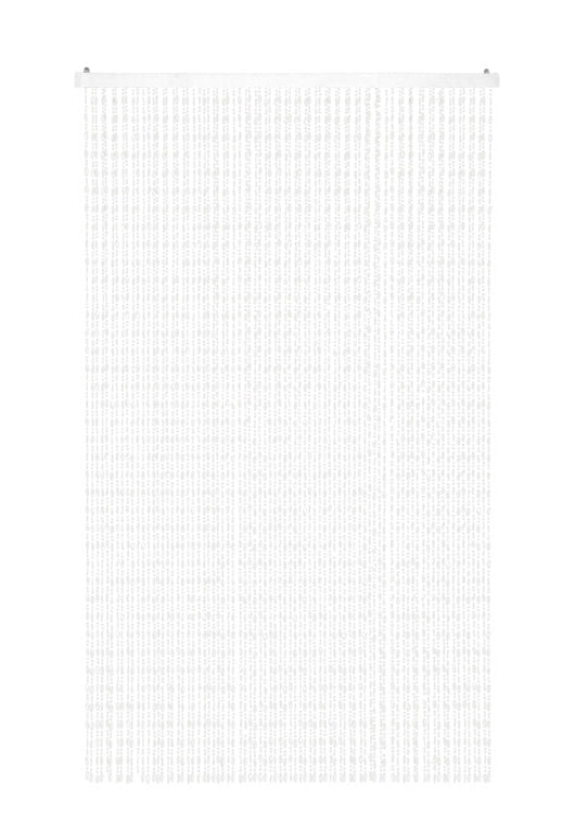 Tenda Antimosche per Porta Finestra A Pannello Con Telaio In PVC, In più Colori, Moschiera con Corde a Perline per Esterno Interno Fili a Caduta - Trasparente - 140 x 230 Cm