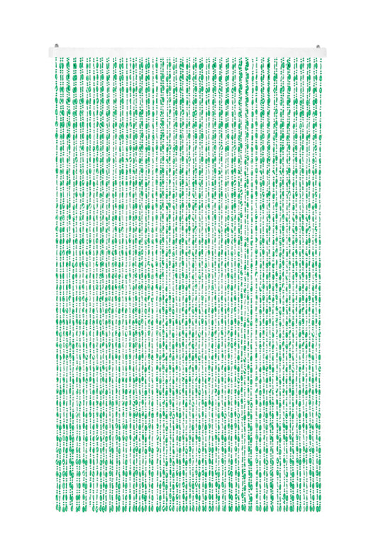 Tenda Antimosche per Porta Finestra A Pannello Con Telaio In PVC, In più Colori, Moschiera con Corde a Perline per Esterno Interno Fili a Caduta - Verde - 140 x 230 Cm