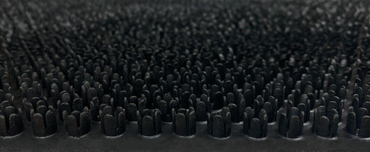 Zerbino In Gomma Elegante 40 x 60 Cm Ingresso Antiscivolo Tappeto AsciugaPassi Facile da Pulire Antibatterico e Resistente Rettangolare o Mezzaluna  - ElegantRettangolare