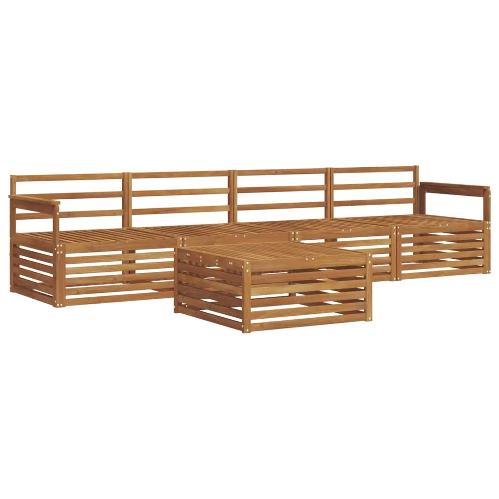 Set di divani da esterno 5 pcs Naturale 3372964
