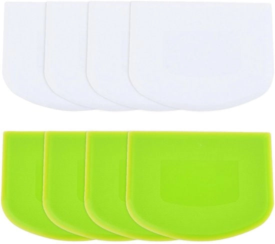 Set di 8 schiacciatori di impasto in plastica food-grade per teglie - schiacciatori flessibili