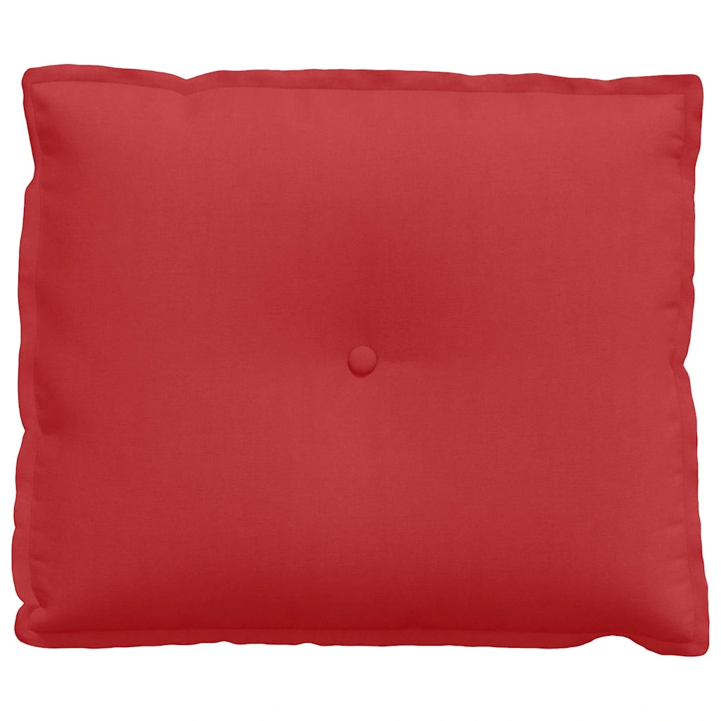 Cuscino per Schiena Rosso 60 x 19 x 50 cm Tessuto 42014670