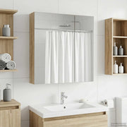 Mobiletto per specchio da bagno Rovere Sonoma 60 x 14,5 x 70 cm 889057