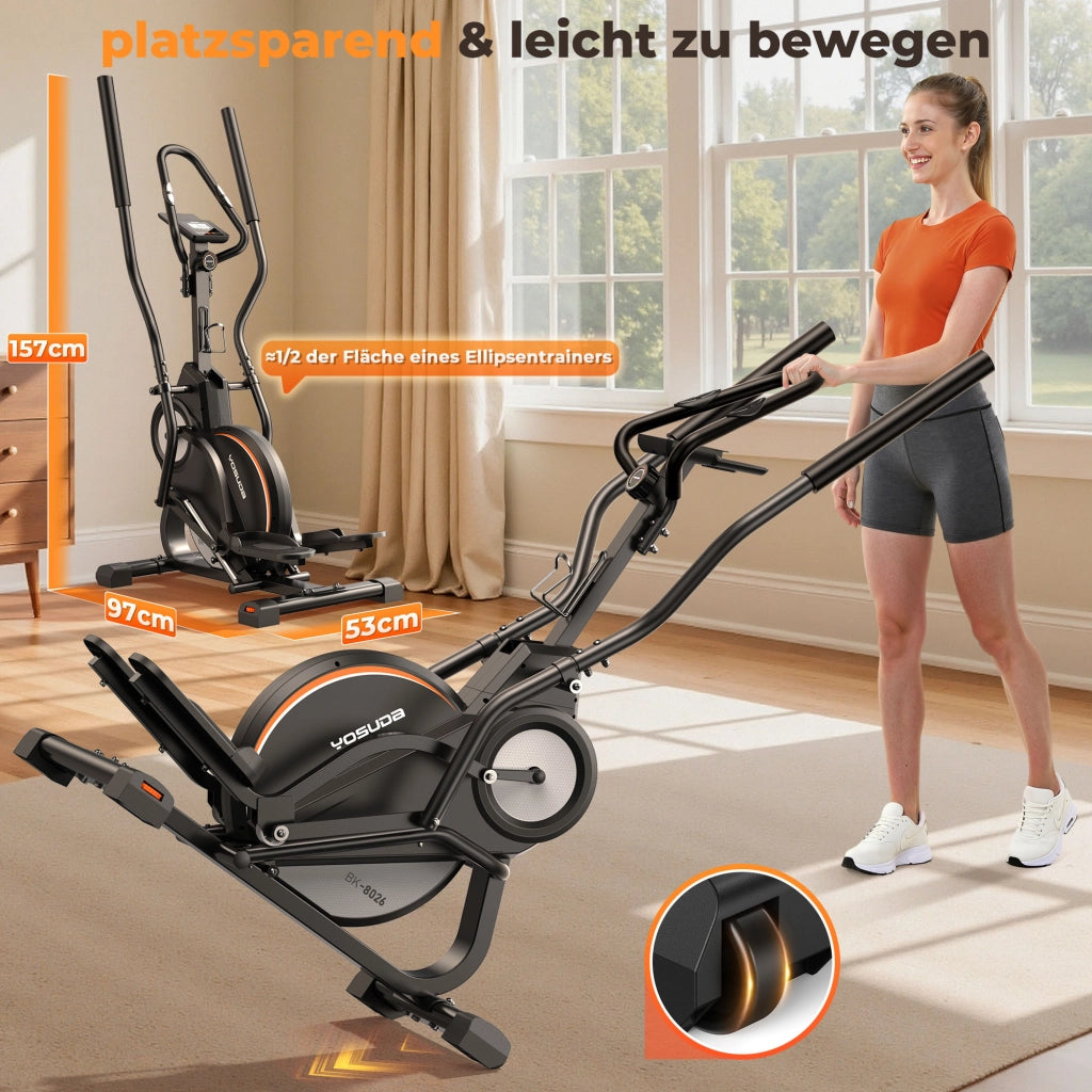 Ellittica 3 in 1 ¨C Zephmum ¨C Crosstrainer Magnetico con Monitor LCD