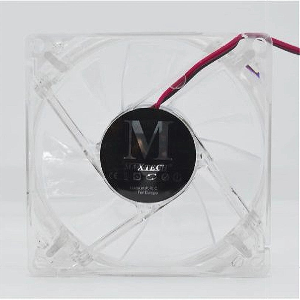 Trade Shop - Ventola Pc 80 Mm Raffreddamento Case Crystal Trasparente Sileziosa Maxtech Vet-int002 -