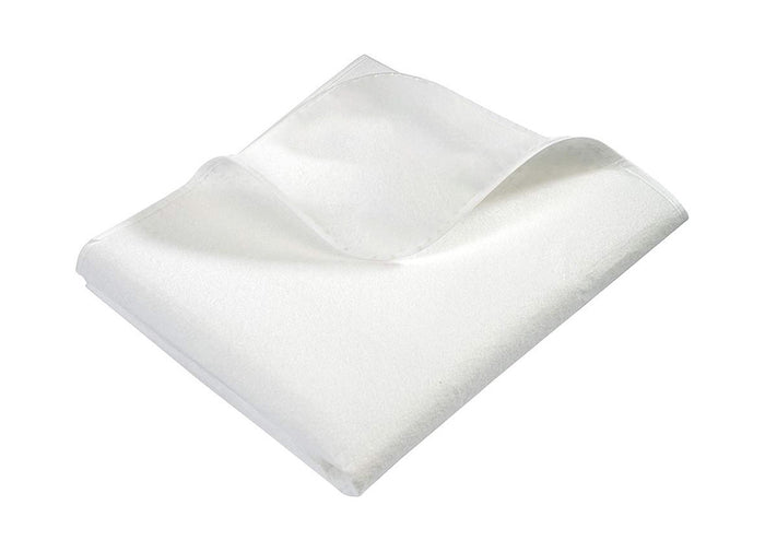 Coprirete In Feltro Anallergico Traspirante Con Lacci E Ganci Proteggi Doghe Lavabile Antiacaro Prodotto Italiano - Bianco - 130x190cm