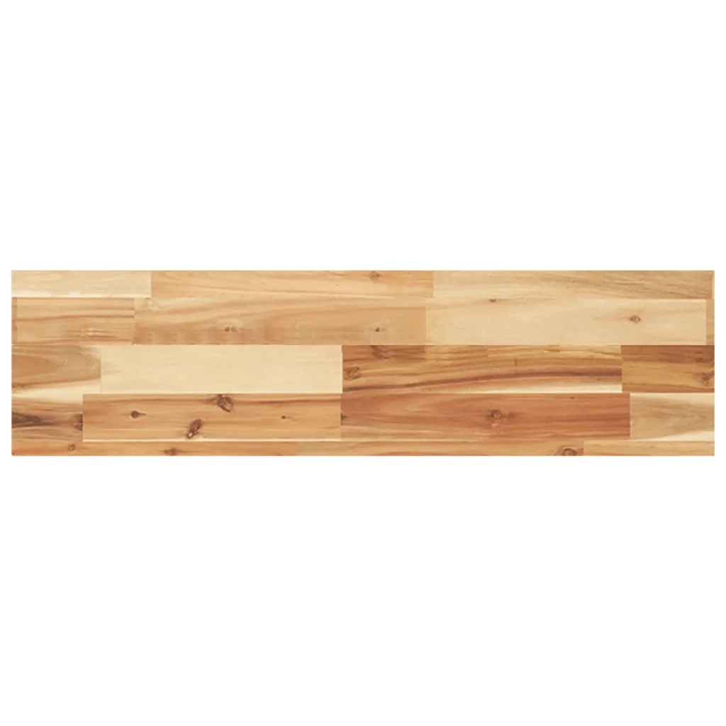 Mensole da Parete 4 pz 100x20x4 cm Legno Acacia Rifinito a Olio 3279590