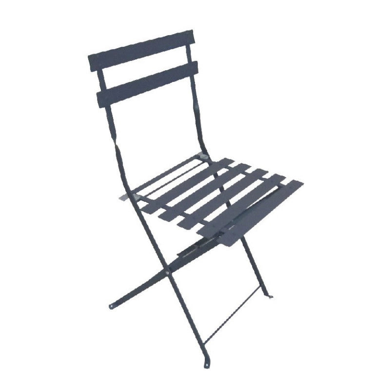 Set di 2 sedie pieghevoli BISTROT â€“ Grigio
