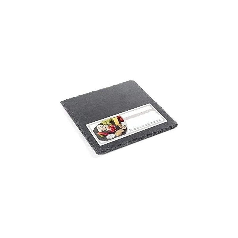 VASSOIO RETTANGOLARE REALIZZATO IN ARDESIA 30 X 25 CM