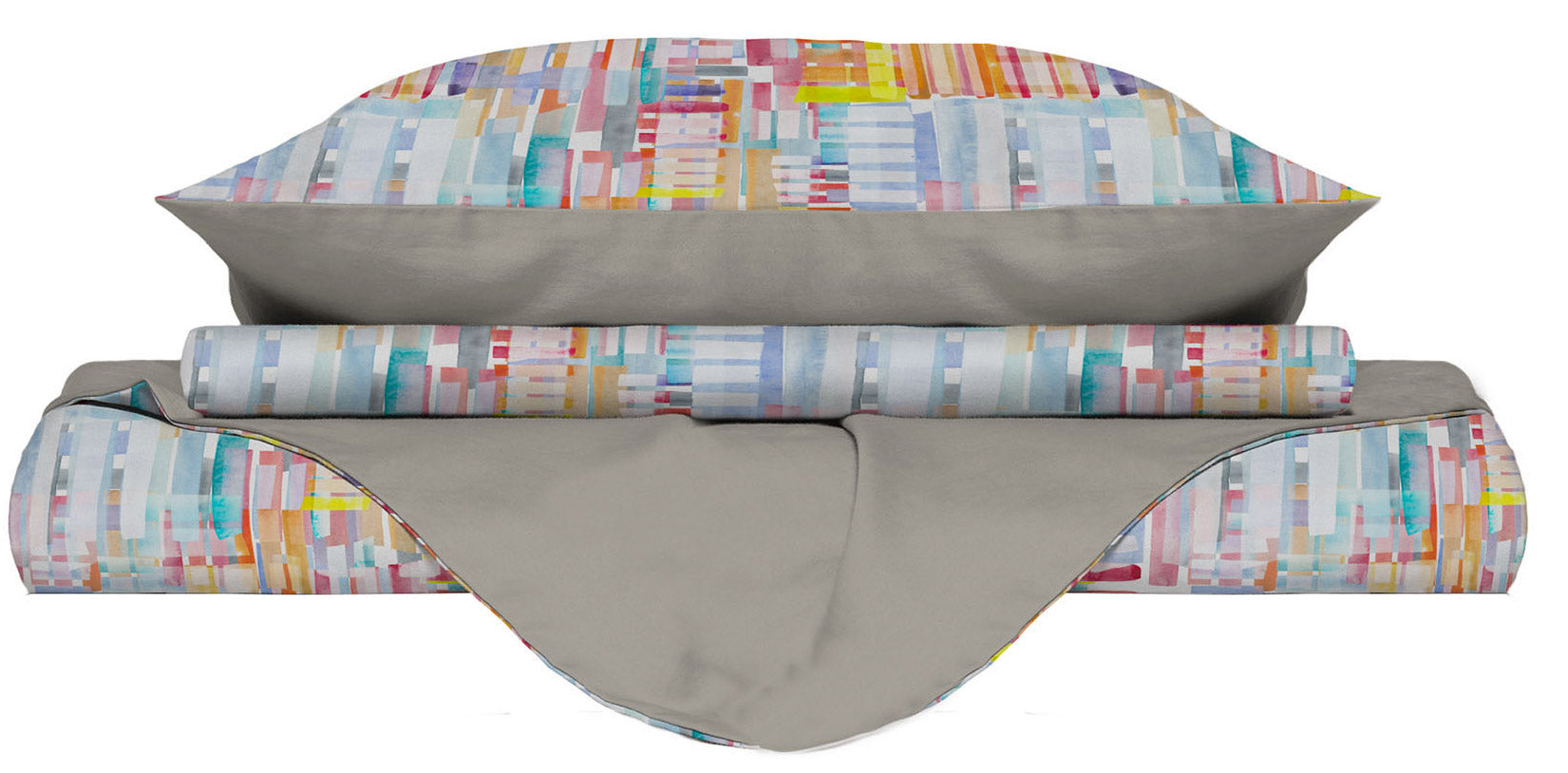 Copripiumino Singolo con Federe Stampato in Microfibra Francis