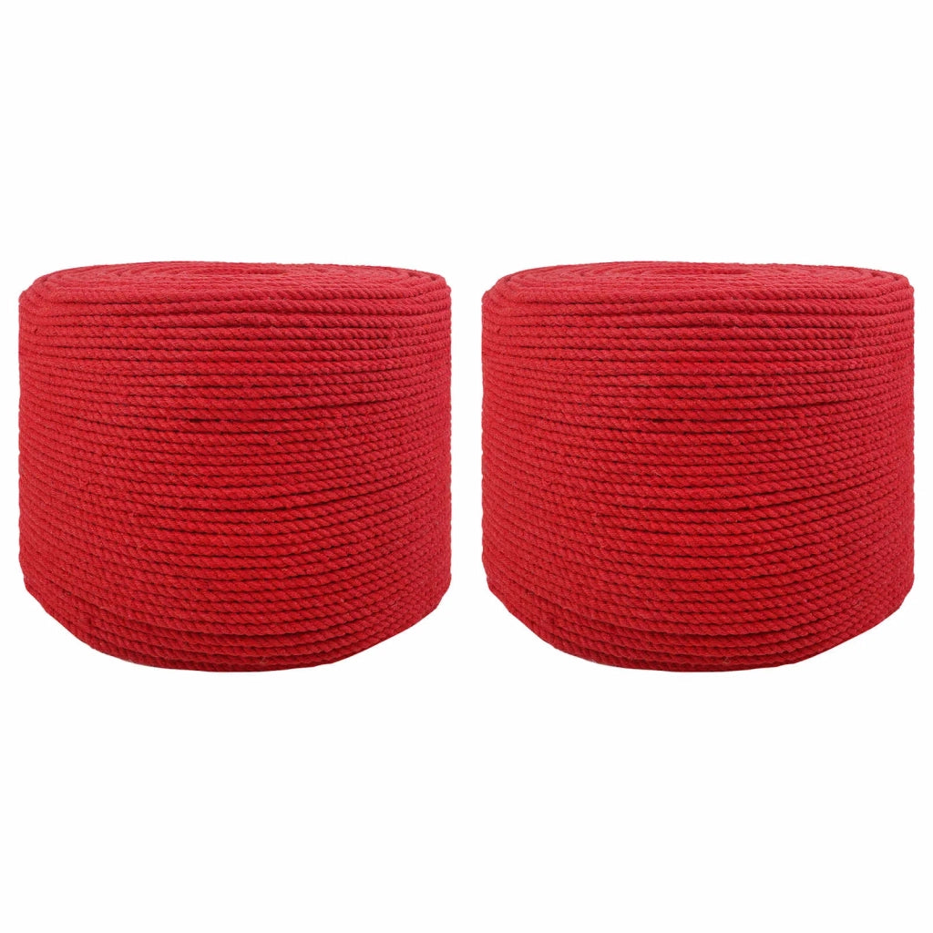 Corda 2 pcs Rosso Cotone 42011891
