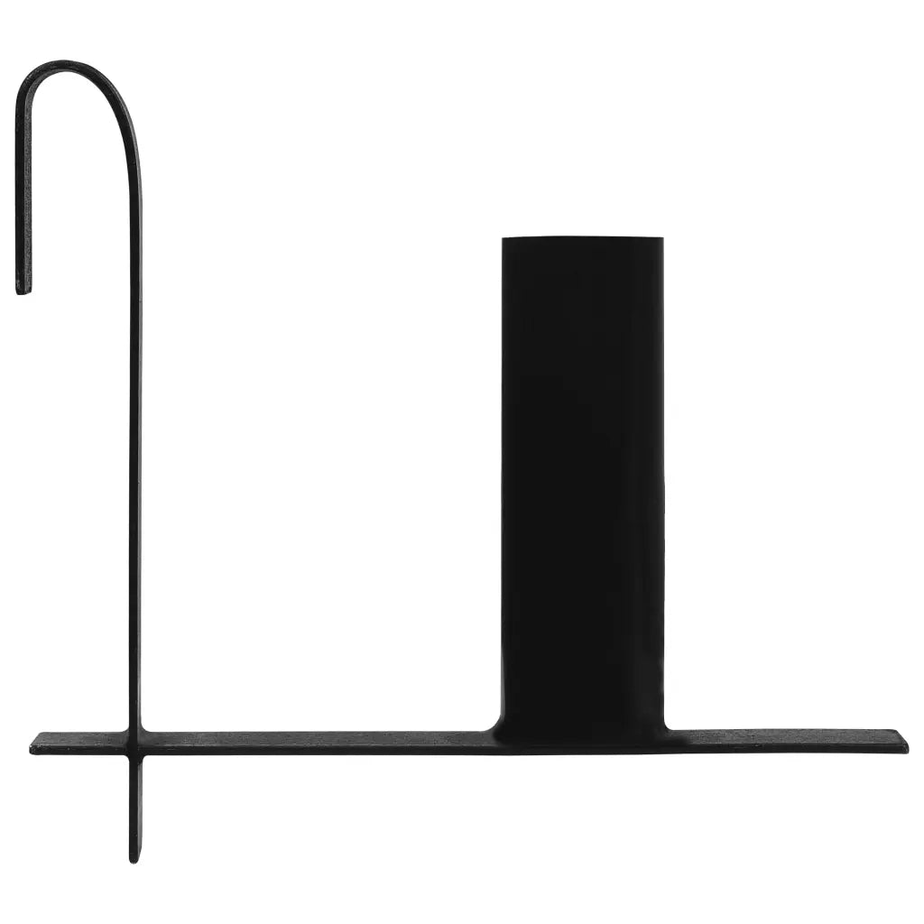 Supporti Rotoli Strisce di Recinzione Privacy 2 pz in Acciaio cod mxl 14343
