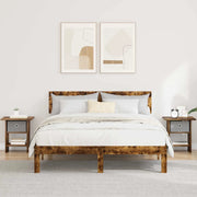 Comodino 2 pcs Rovere fumé 41 x 40 x 45 cm Legno multistrato