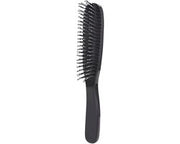 Spazzola per volumizzazione per uomo e donna - Pettinatrice per sciogliere capelli umidi/secchi, massaggiata per la pelle del capo e cura per la barba - Nero