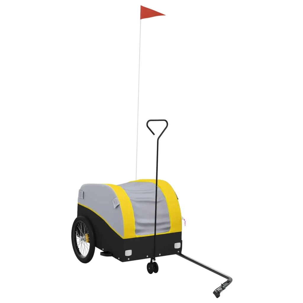 Rimorchio per trasporto biciclette 30 kg ferro giallo 02_0044141