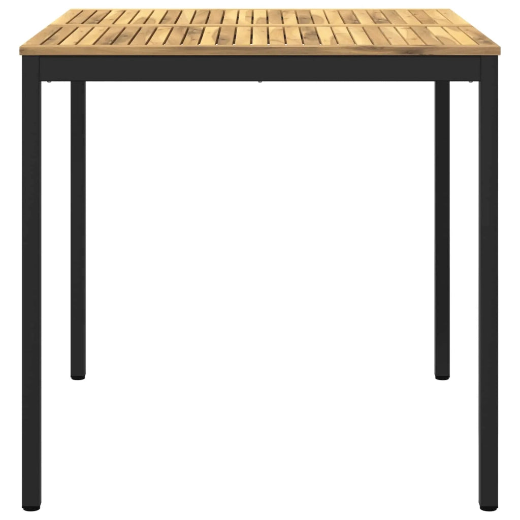 Tavolo Bar da Giardino Bianco e Nero 110 x 108,5 x 105 cm 901780