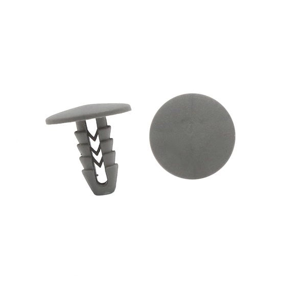Viti universali in plastica per clip 30 pezzi - Clip per auto universali - Clip per bulloni - Montaggio zoccoli di montaggio - 8 mm - Lunghezza totale 21 mm - Clip per auto