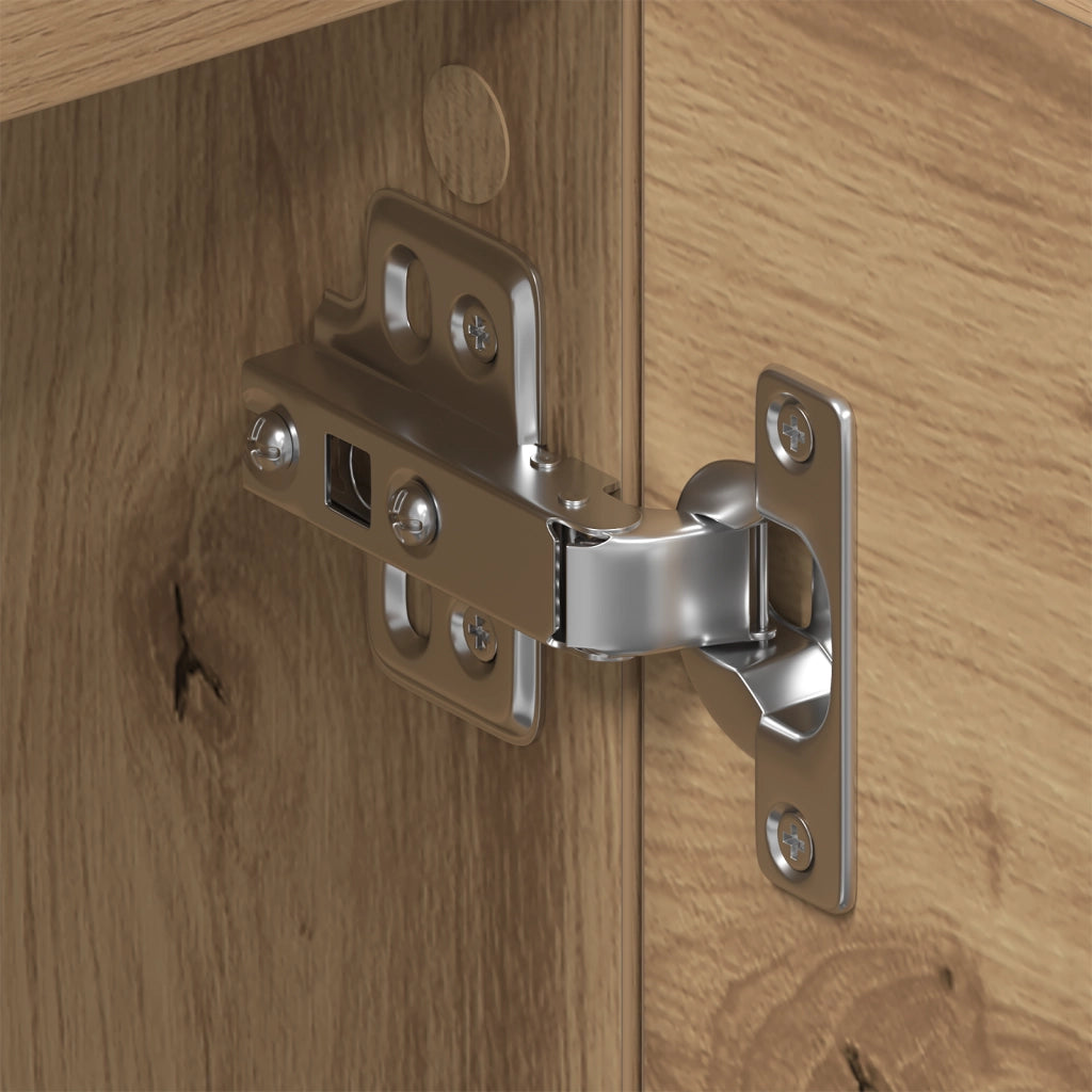 Supporto TV in Rovere Artigianale - 150x30x50 cm - Realizzato in Legno Ingegnerizzato