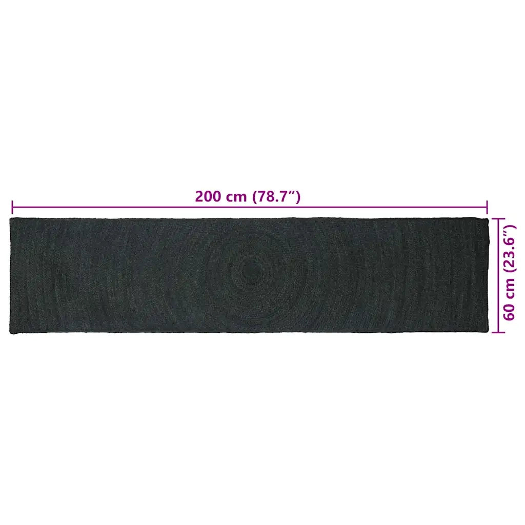 Tappeti per area Grigio Scuro 60 x 200 cm Juta 42010551