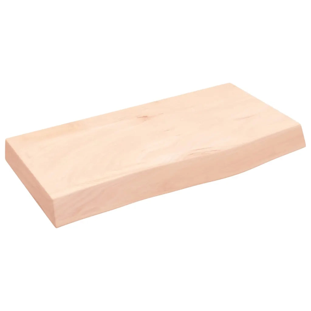 Piano Bagno 60x30x(2-6) cm in Legno Massello Non Trattato CFW2907669