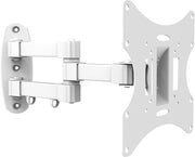 Supporto per schermo per TV/monitor con 58-107 cm (23-42"), VESA 200x200, inclinazione: +/-20°, rotazione: +/-90°, distanza dal muro: 10-39,3 cm, carico massimo: 30 kg, bianco, SA-CC50254-V2