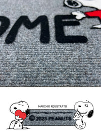 Peanuts Zerbino Ingresso Snoopy Originale Rettangolare 40 x 60 Cm Tappeto Ingresso Asciugapassi Tappetino Antiscivolo Interno Estero Originale Idea Regalo  - MyHome