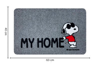 Peanuts Zerbino Ingresso Snoopy Originale Rettangolare 40 x 60 Cm Tappeto Ingresso Asciugapassi Tappetino Antiscivolo Interno Estero Originale Idea Regalo  - MyHome