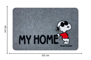 Peanuts Zerbino Ingresso Snoopy Originale Rettangolare 40 x 60 Cm Tappeto Ingresso Asciugapassi Tappetino Antiscivolo Interno Estero Originale Idea Regalo  - MyHome