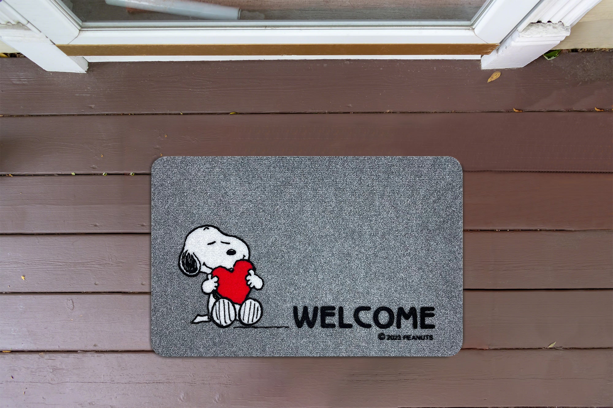 Peanuts Zerbino Ingresso Snoopy Originale Rettangolare 40 x 60 Cm Tappeto Ingresso Asciugapassi Tappetino Antiscivolo Interno Estero Originale Idea Regalo  - Welcom