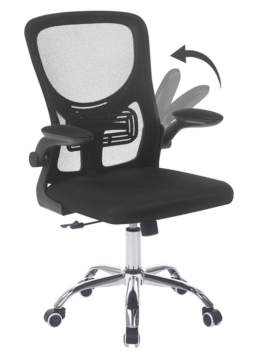 Sedia Da Ufficio Con Supporto Lombare, Poltrona Scrivania Ergonomica Braccioli Regolabili Altezza Regolabile Schienale in Rete Traspirante,Oscillante con Ruote Girevoli Greta