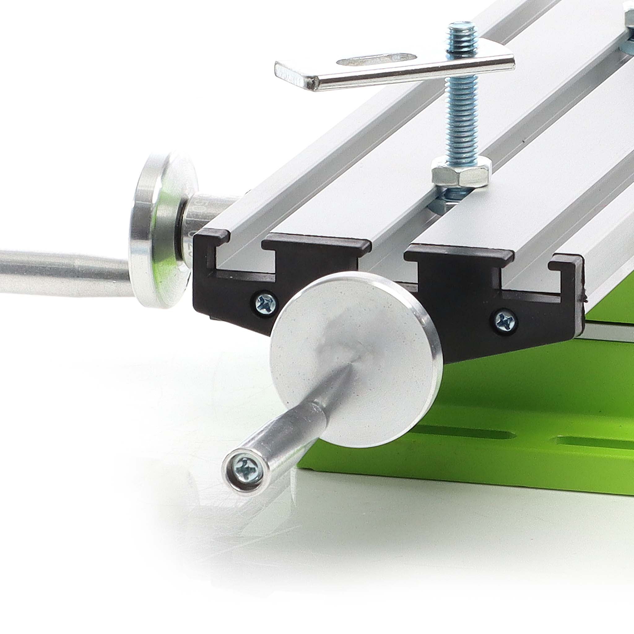 Tavolo da lavoro multifunzione con regolazione X-Y Piano a croce per trapani da banco