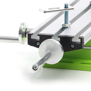 Tavolo da lavoro multifunzione con regolazione X-Y Piano a croce per trapani da banco