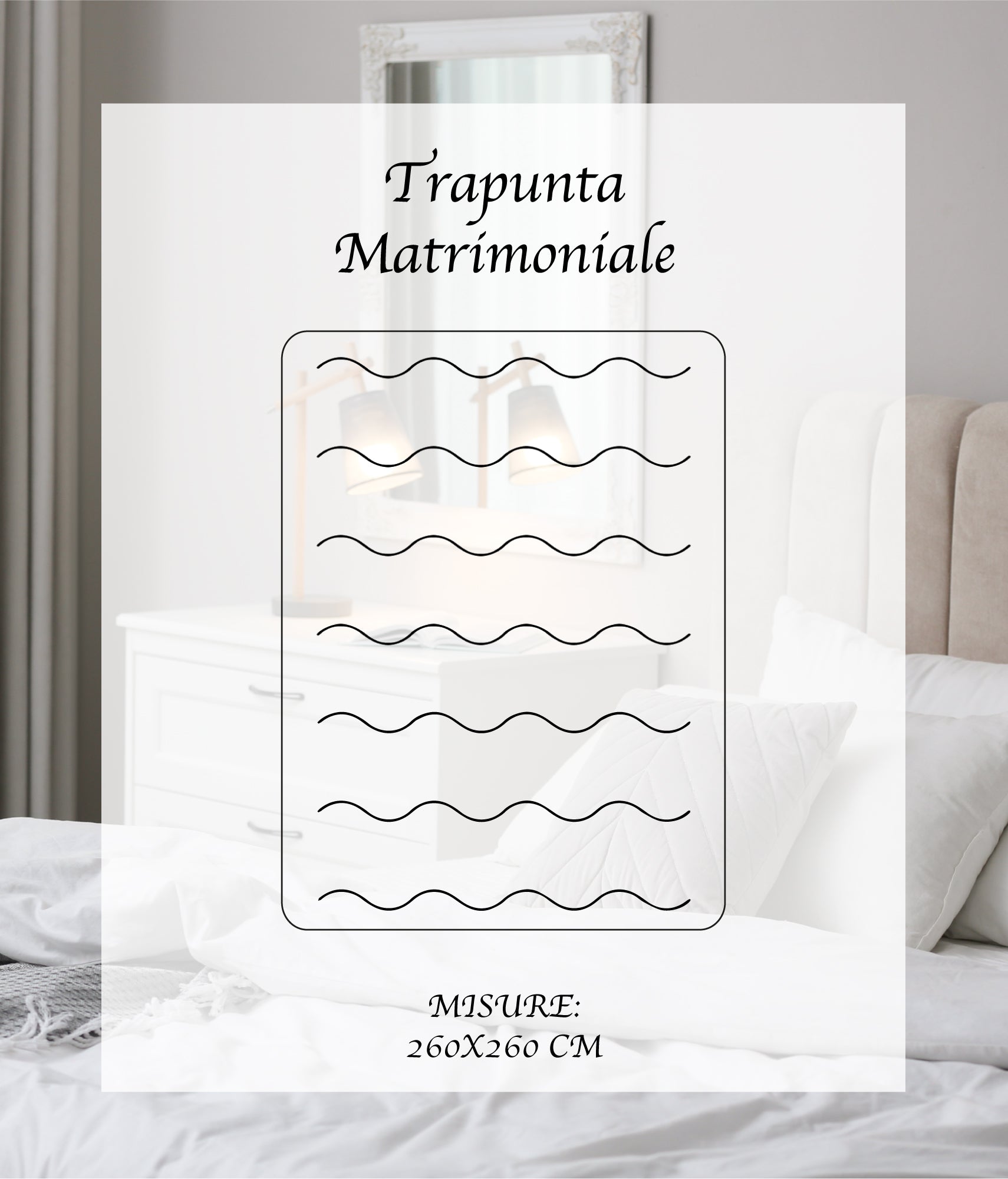 Trapunta Matrimoniale Invernale Stampata Piumino Caldo Piumone Prodotto Italiano Imbottitura Coperta Anallergica Traspirante - 15SnowyDay