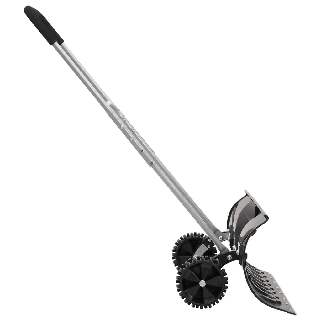 Pala da Neve con Manico Allungabile Nero 66cm Lama Acciaiocod mxl 122422