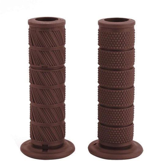 Manubri di guida per motocicletta - Universali 22mm - Resistenti all'olio - Impermeabili - Resistenti al freddo - 2 pezzi - Materiale ecologico in plastica - Manubri di guida