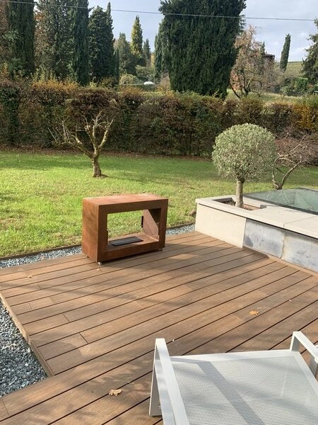 Biocamino Katami Corten - Vetri laterali