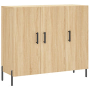 Buffet credenza cassettiera armadio mobile contenitore organizer cucina soggiorno rovere Sonoma 90 x 34 x 80 cm legno ingegnerizzato marrone 02_0031735