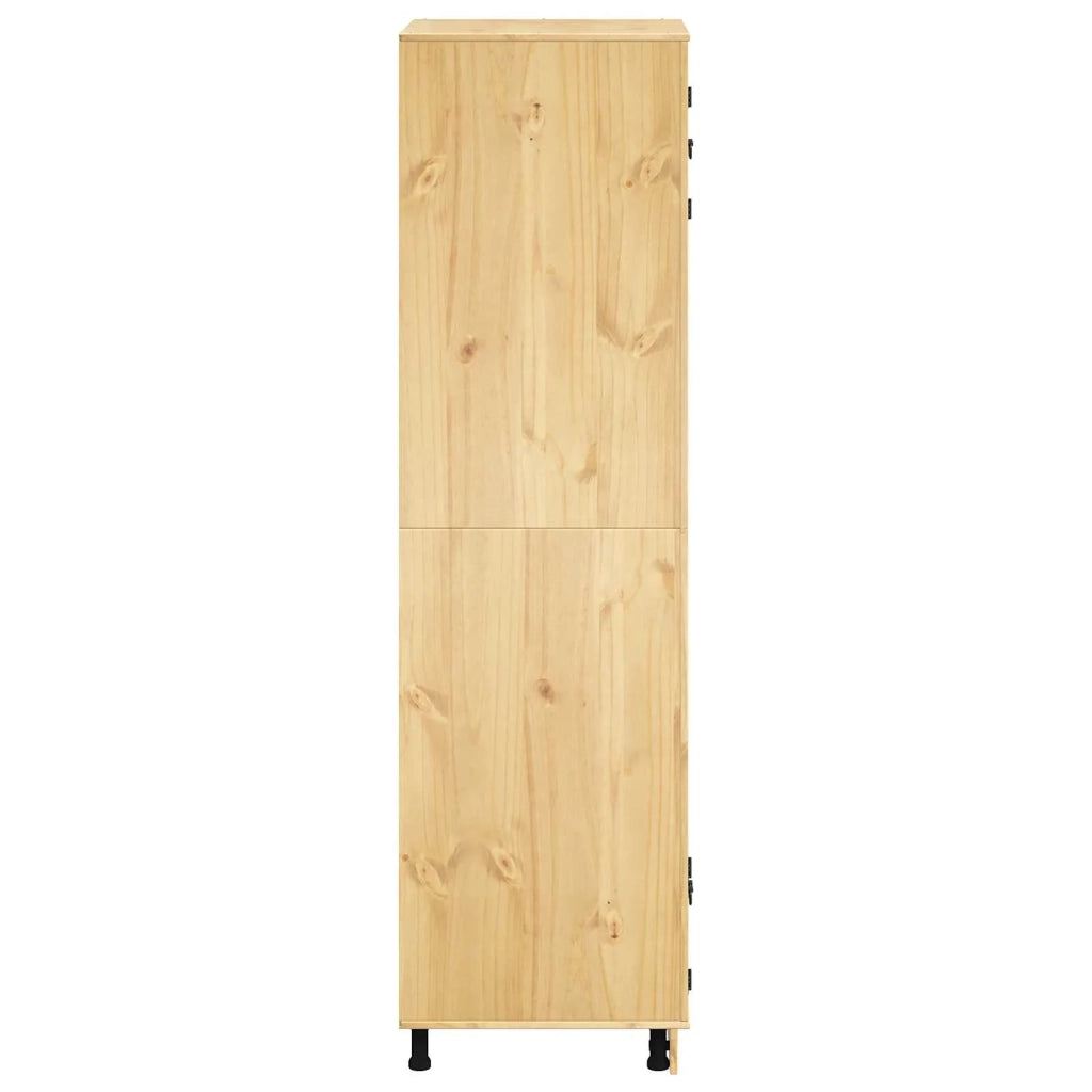 Armadietto SKI Marrone Miele 66 x 58 x 207 cm Pino massello