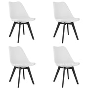 Sedia VALORA RIXK - Design ergonomico per soggiorno, sala da pranzo x 4