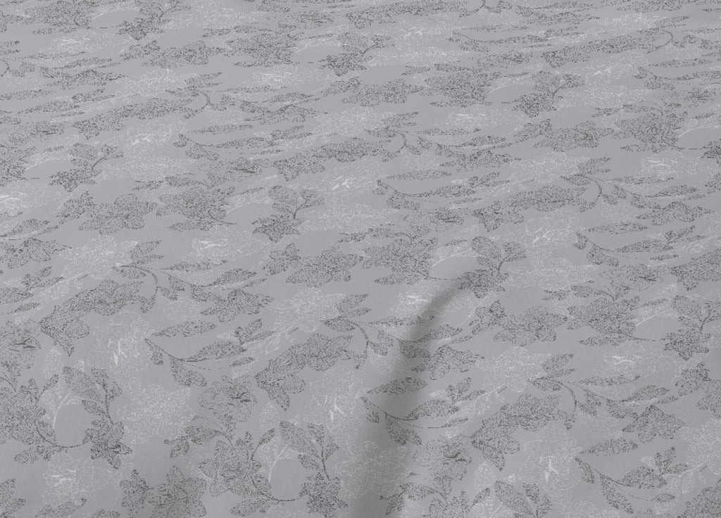 Sacco Copripiumino In 100% Cotone Made Italy Disegno Moderno Lily - Piazza E Mezza - Grigio