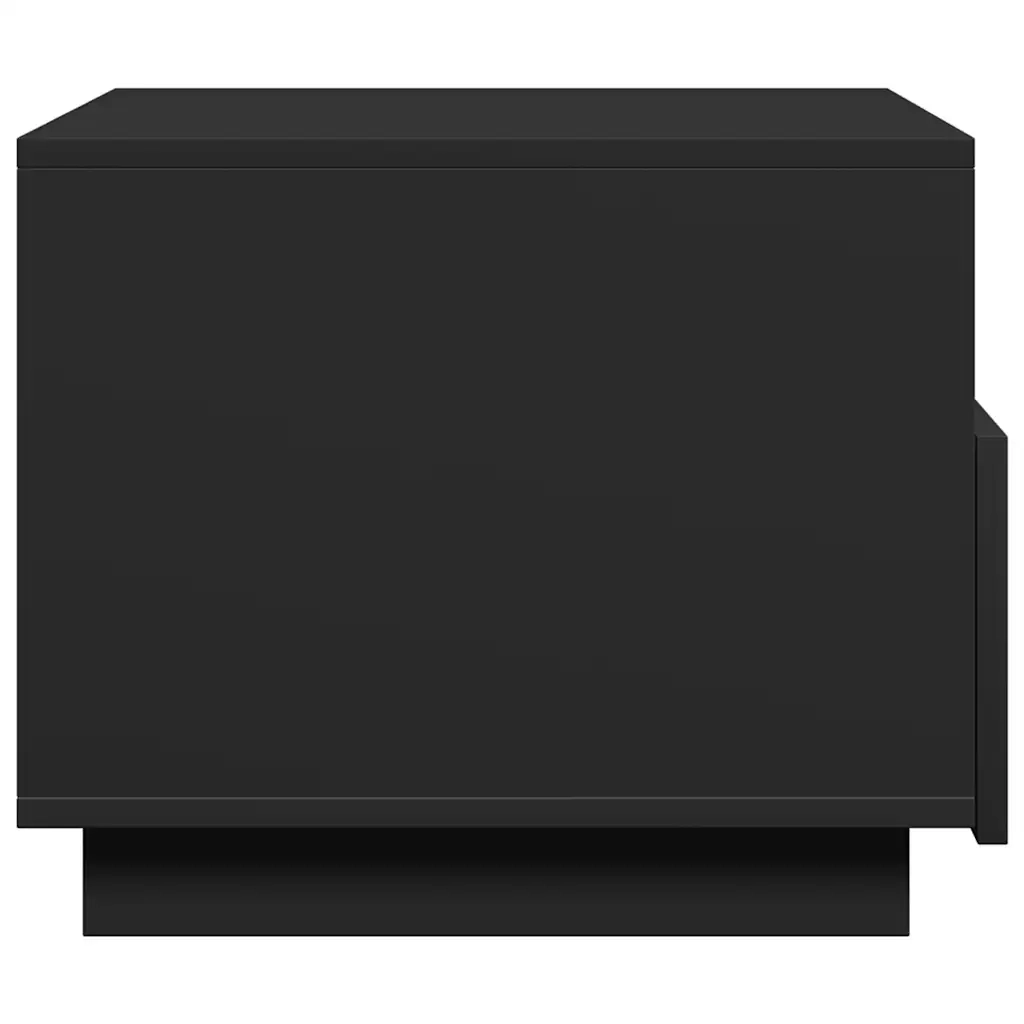 Tavolino da salotto | Tavolino da caff¨¨ | Tavolino da Soggiorno con Luci LED Nero 50x49x40 cm