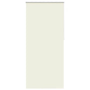 Tenda a rullo | Tenda avvolgibile oscurante 84,4x230 cm Tessuto Larghezza 80 cm bianco sporco