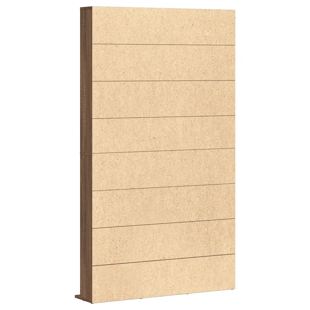 Mobile Porta CD Rovere Marrone 102x23x177,5cm Legno Multistrato 815092