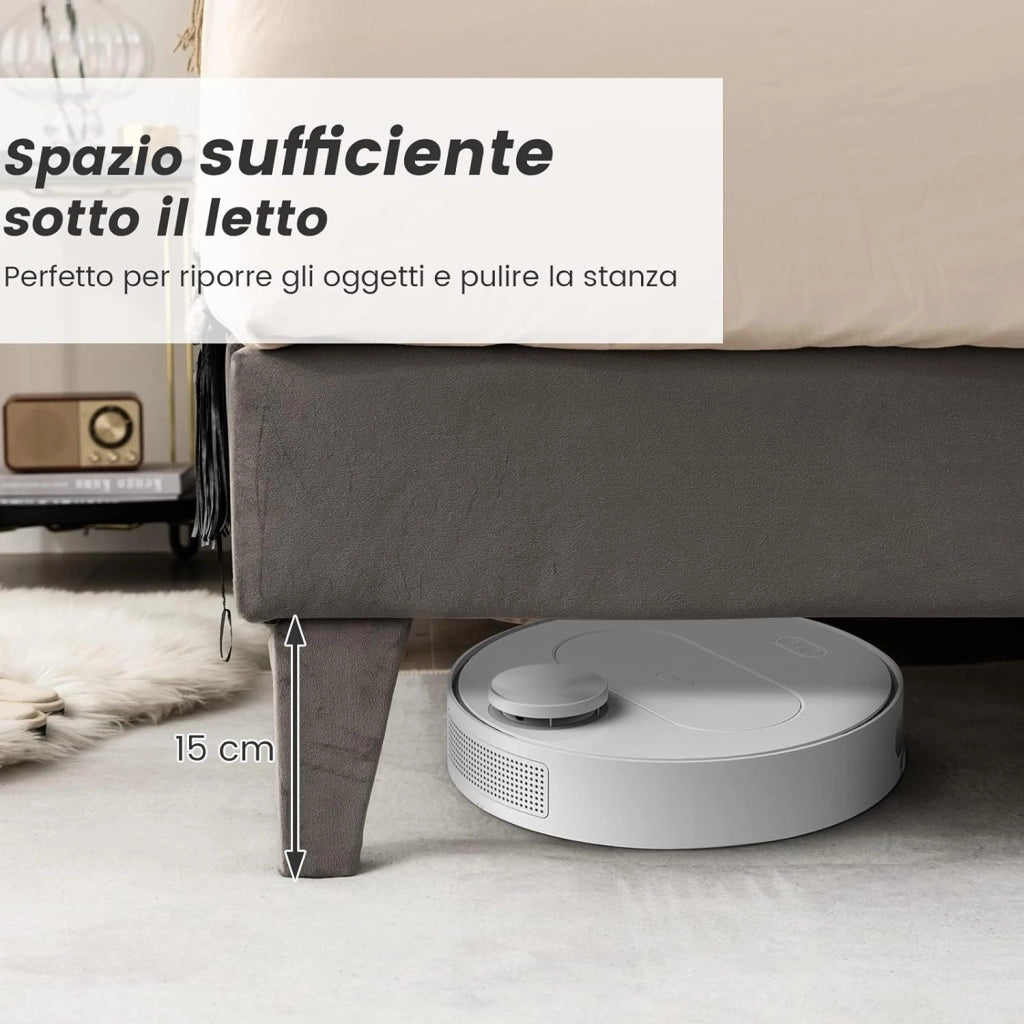 Telaio del Letto a Piattaforma Imbottito, Struttura Letto Moderna con Testiera, con Doghe in Legno, Carico Massimo 450kg (200 x 140 cm)