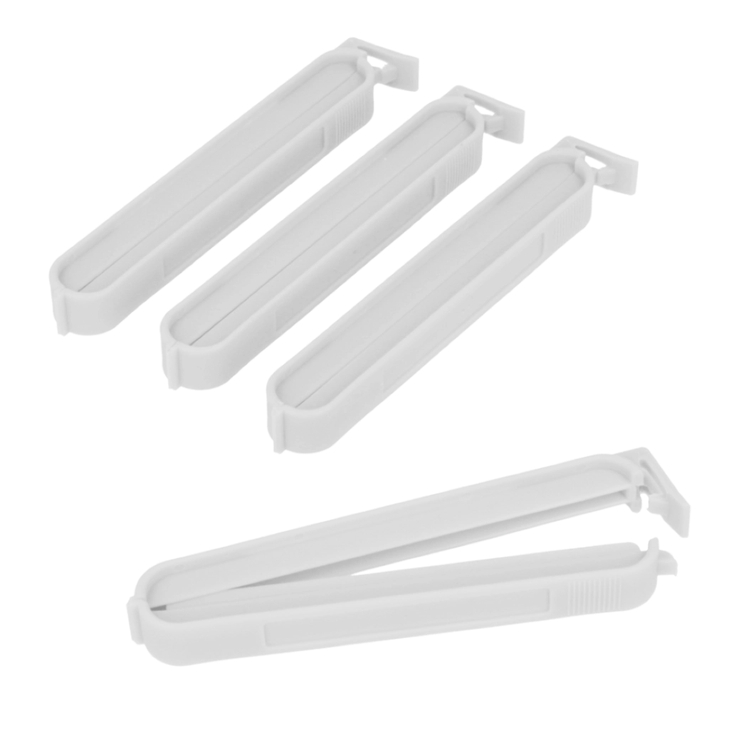 Set 4 Clip Chiudi Sacchetto In Plastica Pp Cm 10 - Metaltex