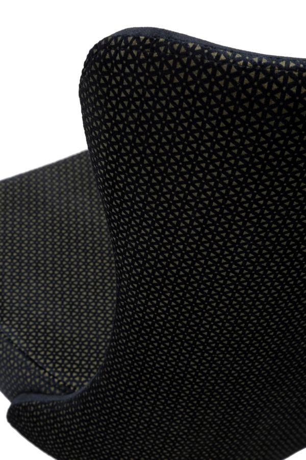 Set 2 Sedie Mimoza Nera 40x65x99 cm in Ferro e Legno