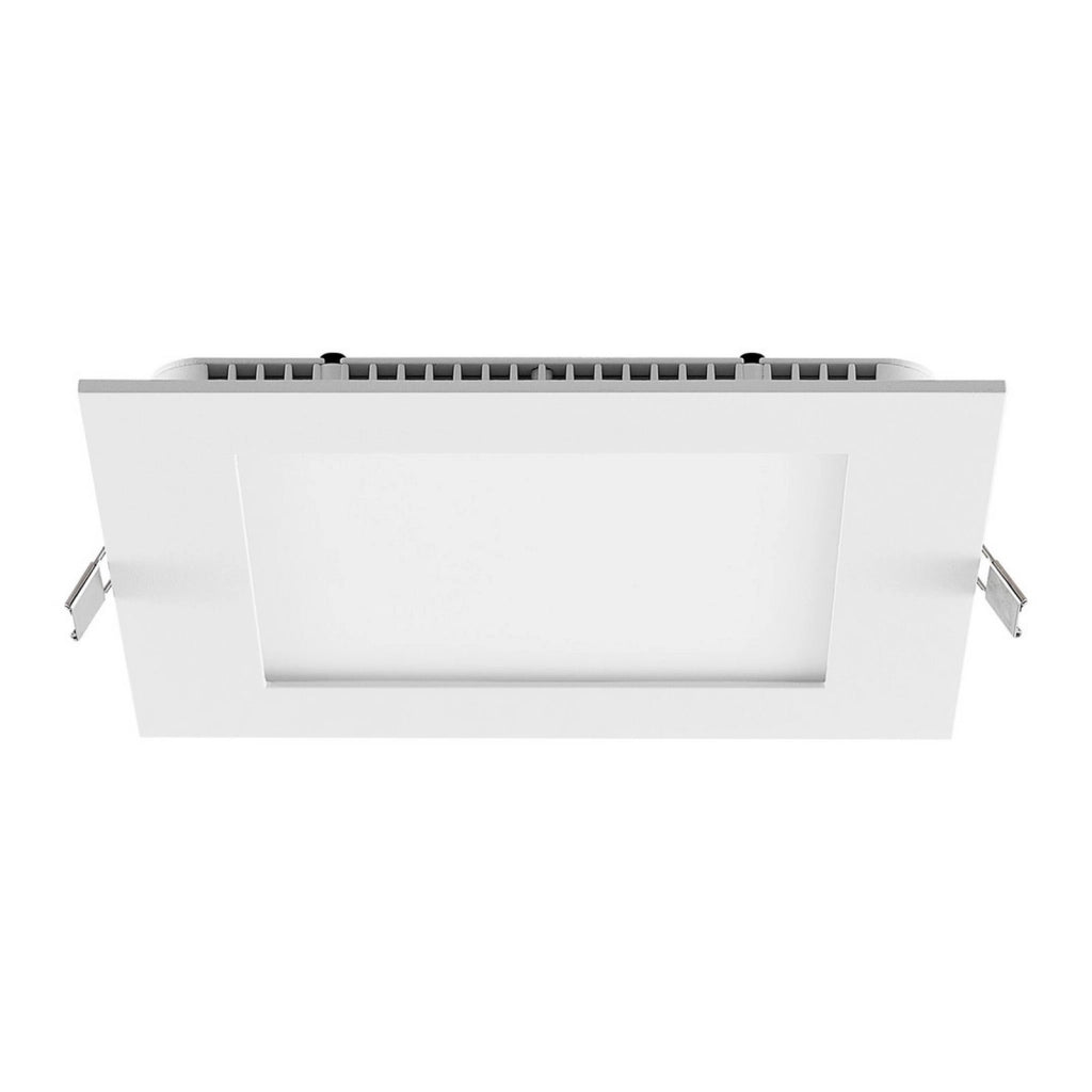 Faretto LED incasso pannello quadrato slim DMX RGB multicolore luce calda 24V impermeabile cromoterapia box doccia bagno 30W foro 215x215