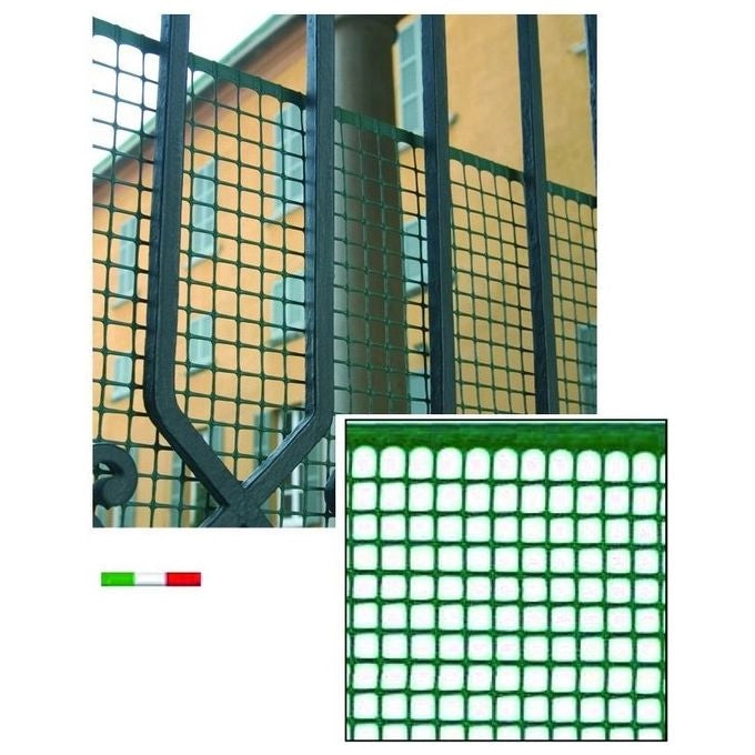 Vigor 79040 Rete Plastica Quadra HDPE Estruso Stabilizzato UV 10x10 50 m H 100 cm colore Marrone