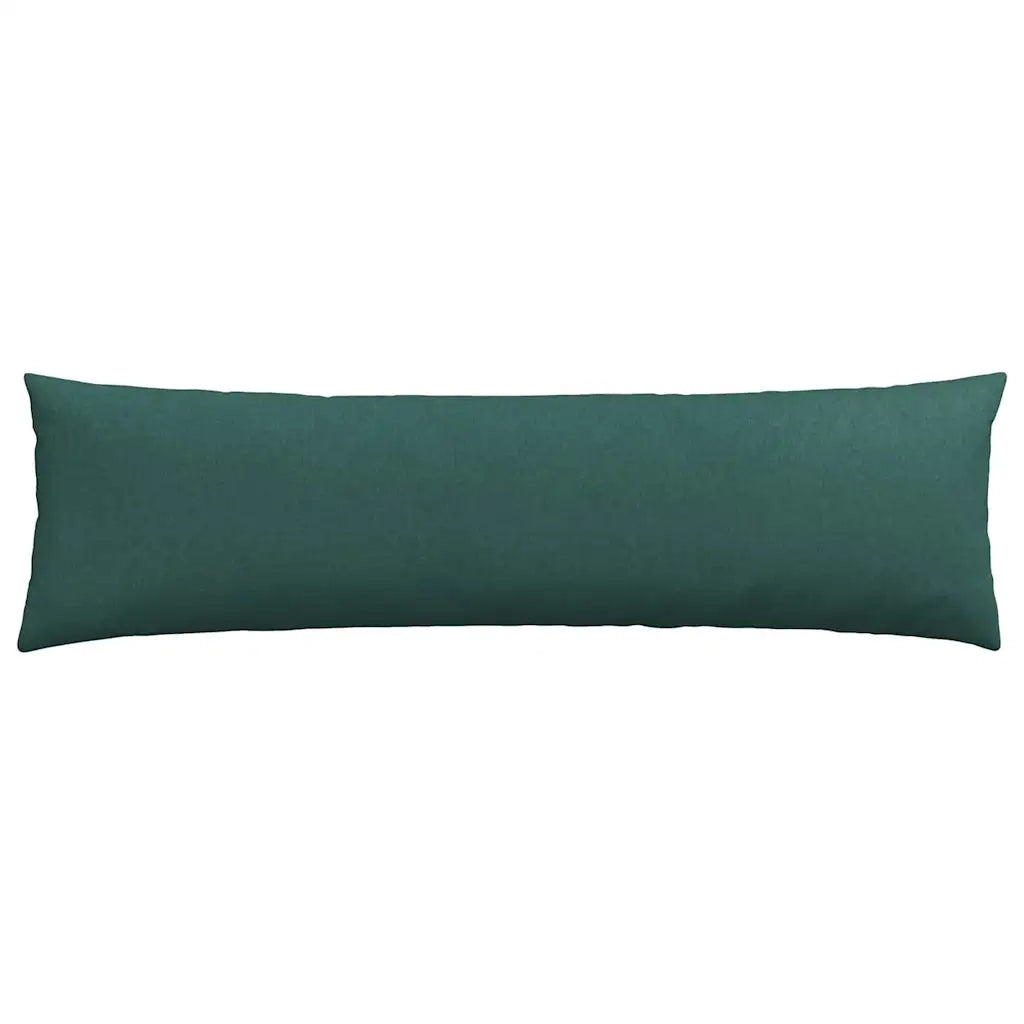 Cuscini da Divano 2 pcs Verde Scuro 145 x 40 cm Tessuto